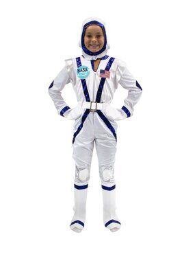 Boo Inc. Spunky Space Cadet Astronaut Halloween Costume KIDS Sz 3-4 Dressup